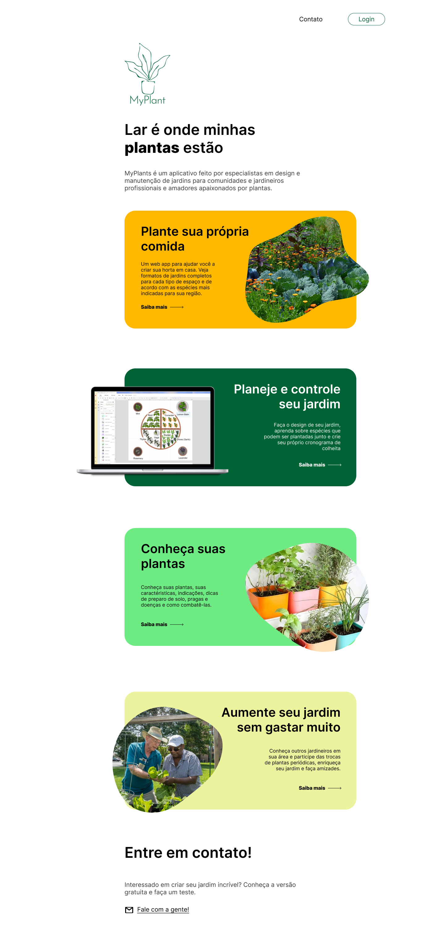 MyPlant — Urban gardening platform